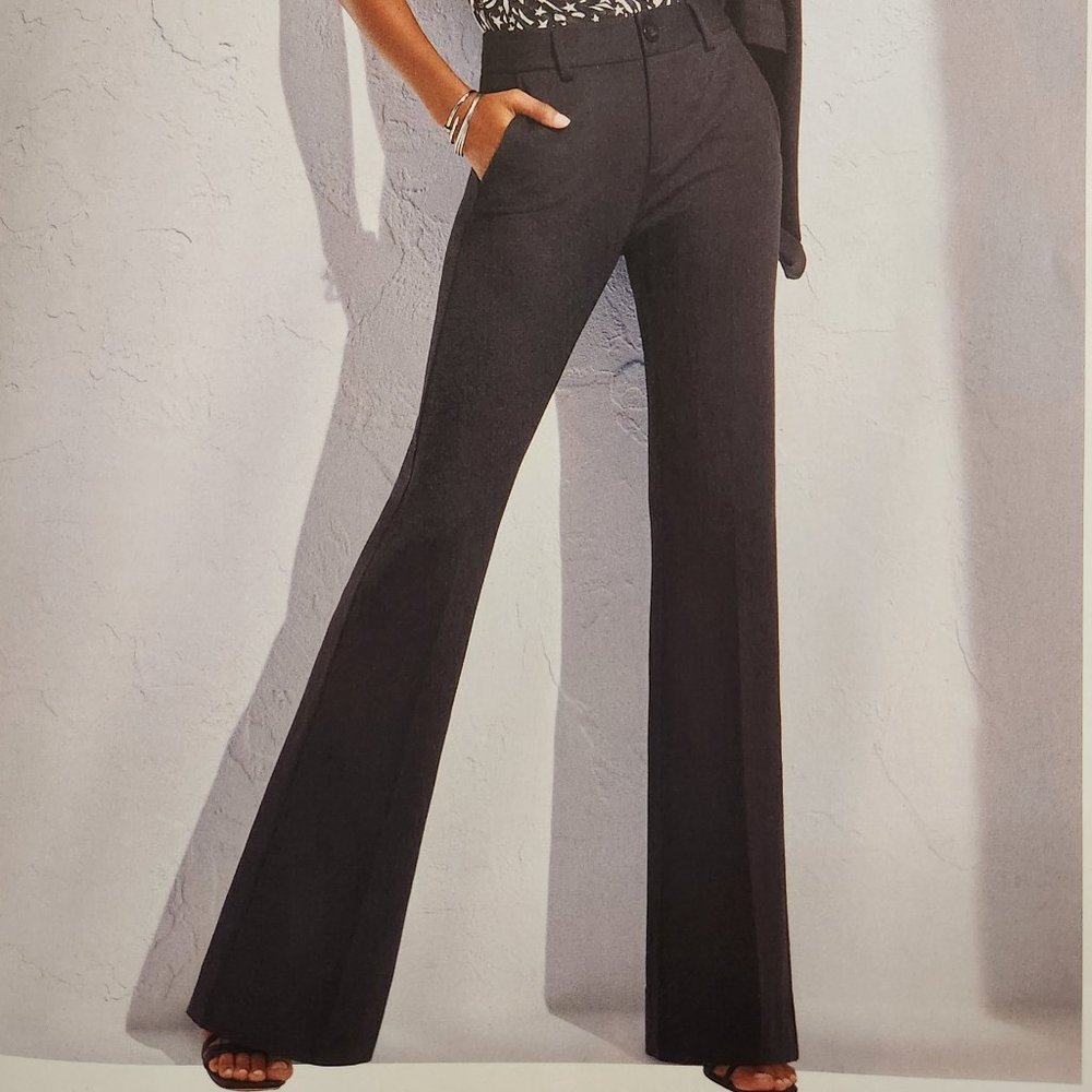 CAbi Black Tie Trouser in black NWT Spring 2022 size 4 soft and stretchy